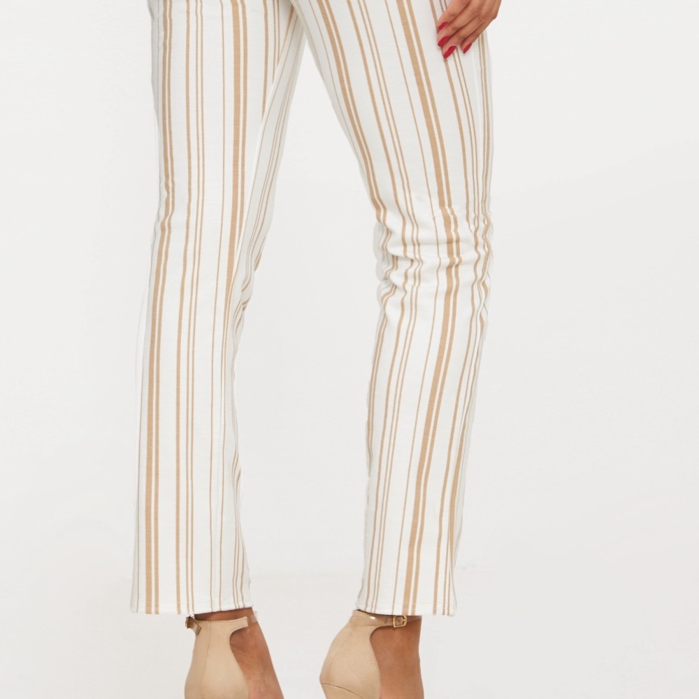 PLT | Stone Stripe Cigarette Trouser - Picture 5 of 7
